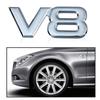 1 Pezzo 3D Metallo Cromato V6 V8 Adesivo Logo Emblema Decalcomania Badge Adesivo Carrozzeria Auto
