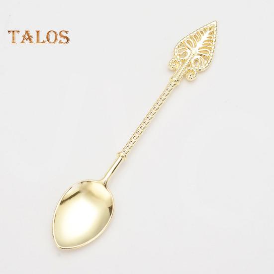Coffee Spoon Multifunctional Stirring Vintage Exquisite Non-stick Dessert Spoon Household Supplies