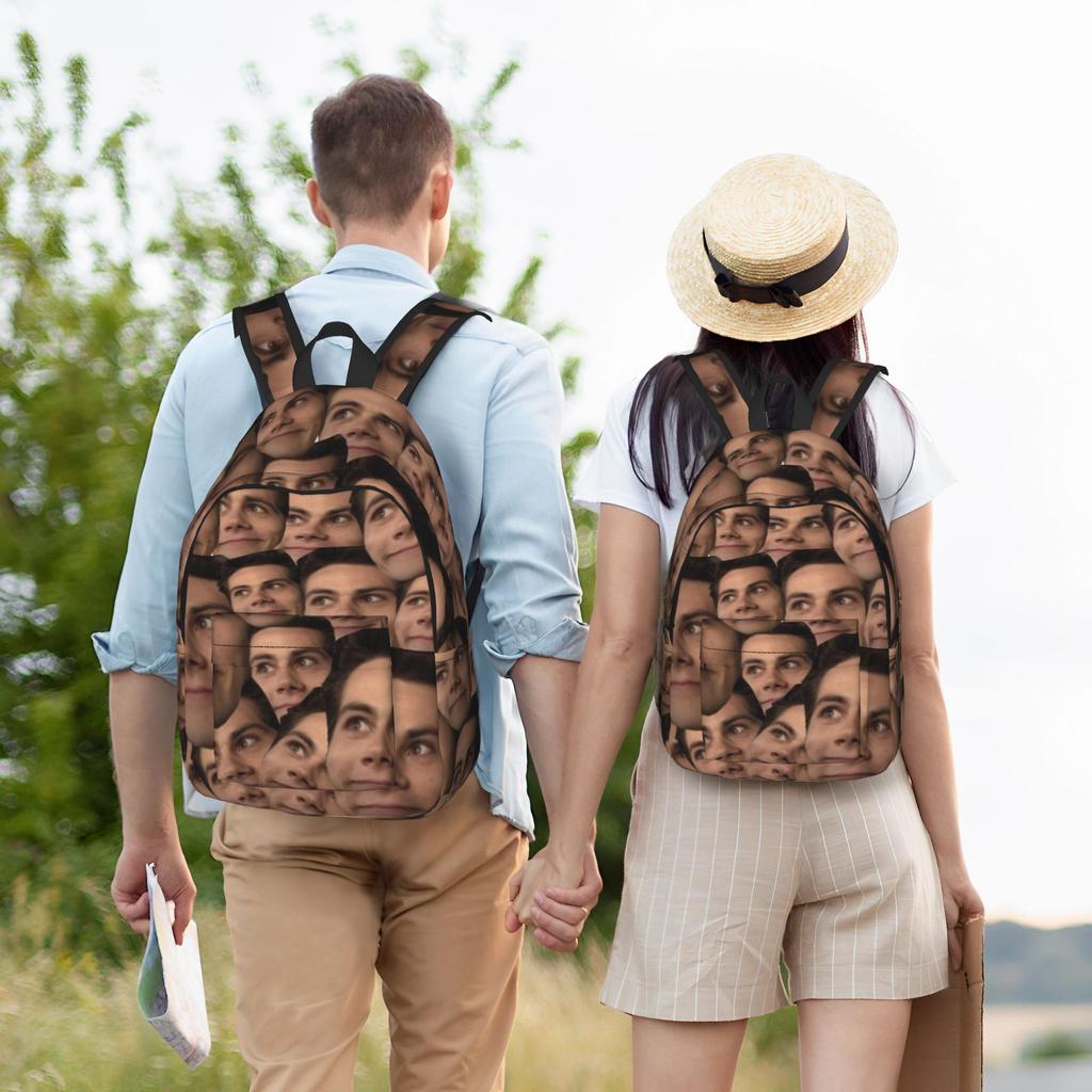 Dylan Obrien Actor Style Knapsack Lightweight High School Work Daily Pack for Men Women Laptop Computer Carry Carrier