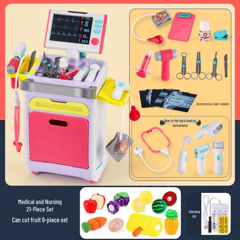 Kids' Doctor & Nurse Playset - Dollhouse Medical Kit for Kindergarten