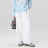 Left West Girls' Pants Spring and Autumn Children's Western Sweet Pants Casual Pants 2026 New Big Children's Spring Wide Leg Pants