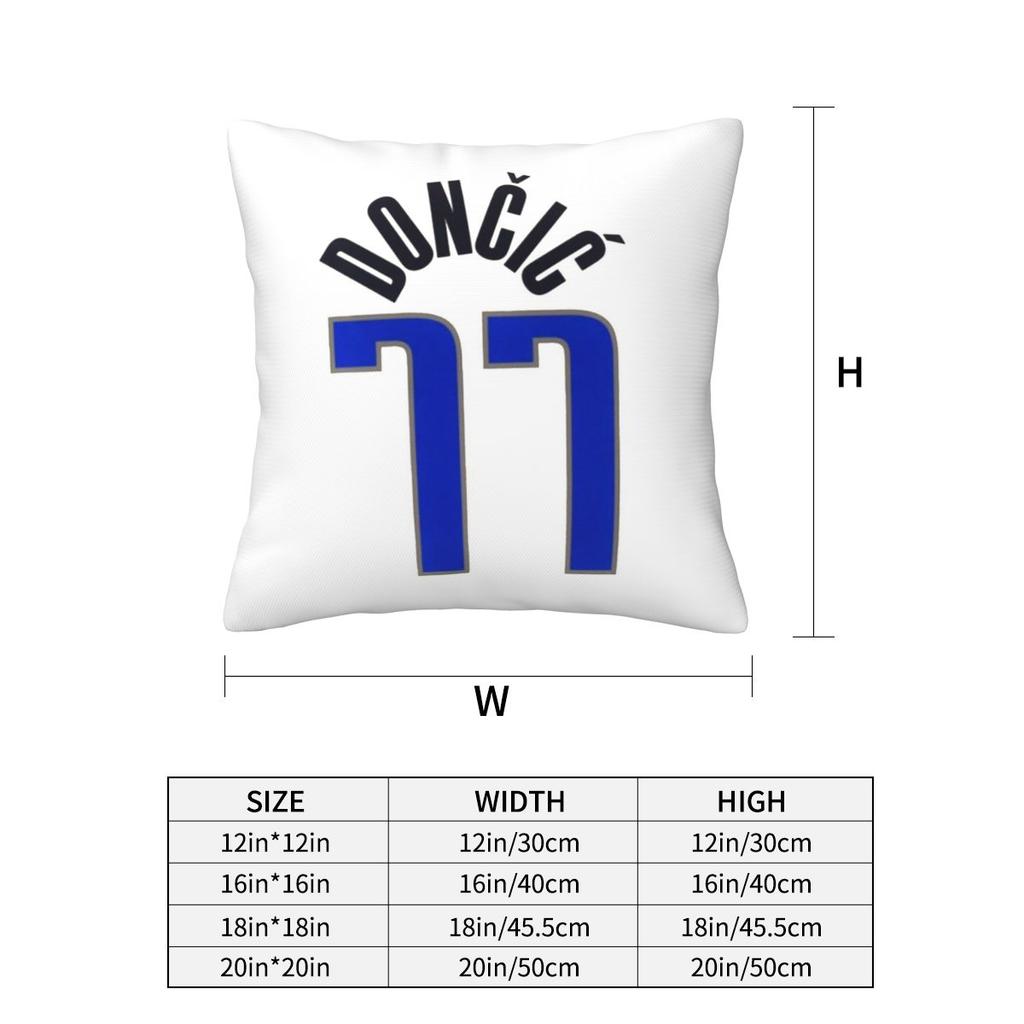 Luka Doncic Square Pillowcase Pillow Cover Cushion Zip Decorative Comfort Throw Pillow for Home Bedroom