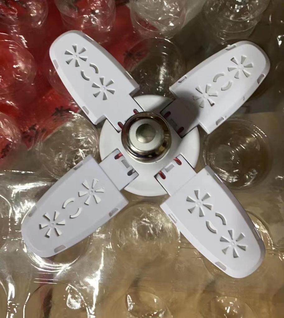 High-Brightness E27 LED Football Light with Solar Charging and Foldable Design