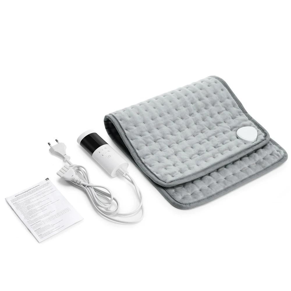 

9 Temperature Options Electric Heat Pad Fast Warm Up Mat for Muscle Soreness Relief Portable for Home Travel and Office