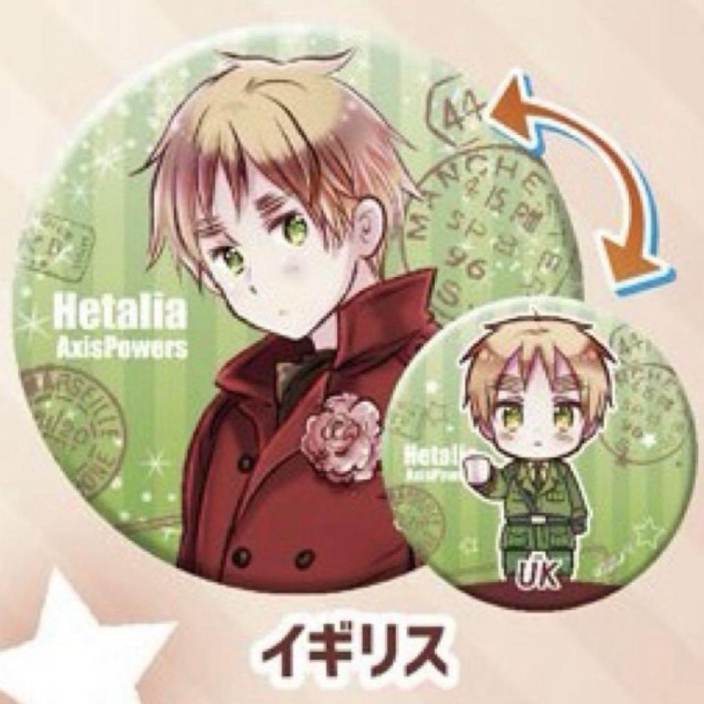 [USED] Hetalia Axis Powers Changing Badge UK Animega