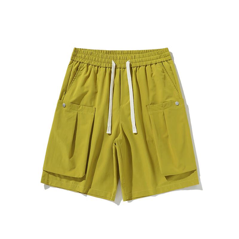 Men's Ice Silk Workwear Cargo Shorts