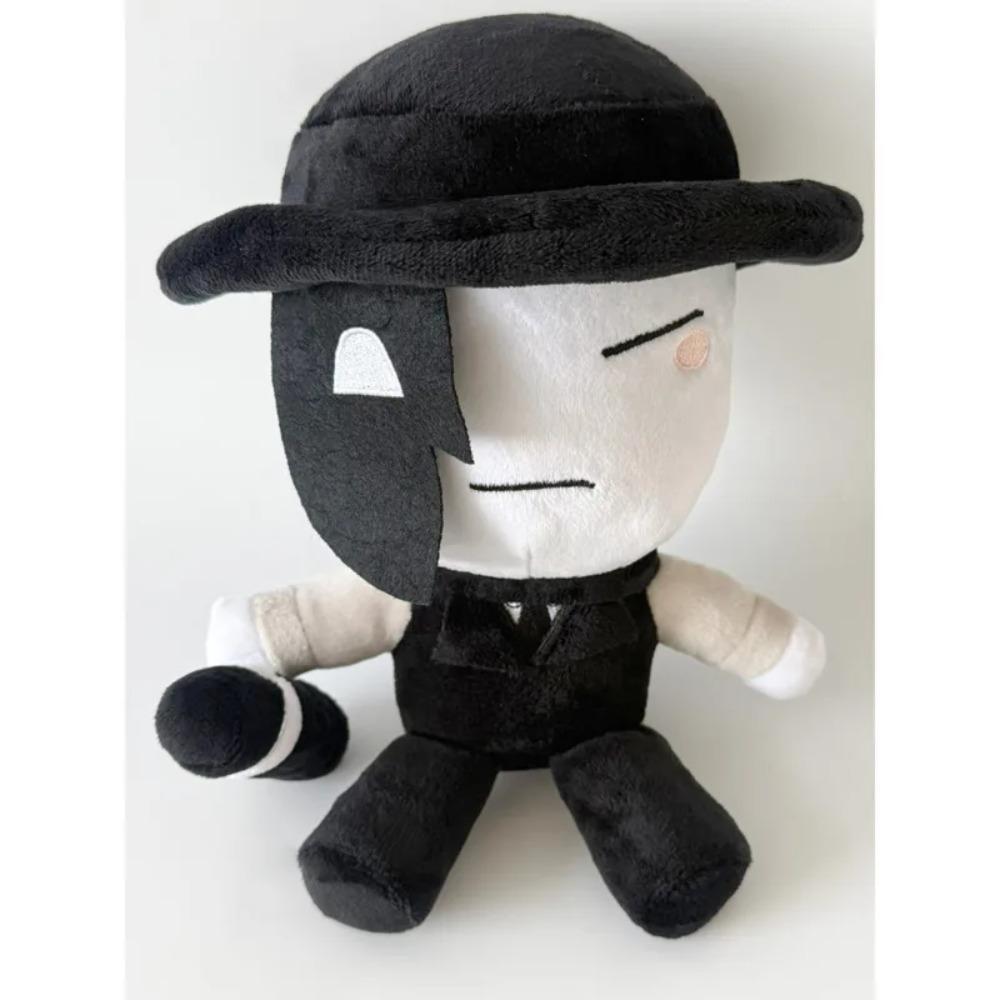 2026 New Two-Times Veeronica Plush Toy Cute Death Artful Black And White Face With Mask Stuffed Doll For Kid Birthday Gifts