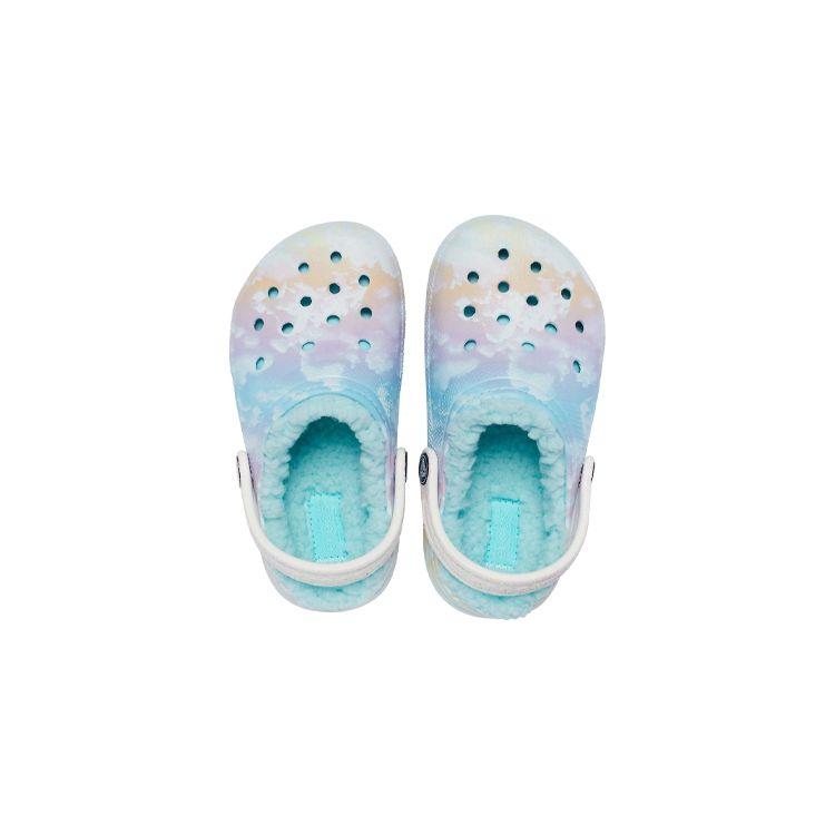 Crocs Classic Clog Lined Out Of The World Kids Clogs Light-Blue 207322-90H