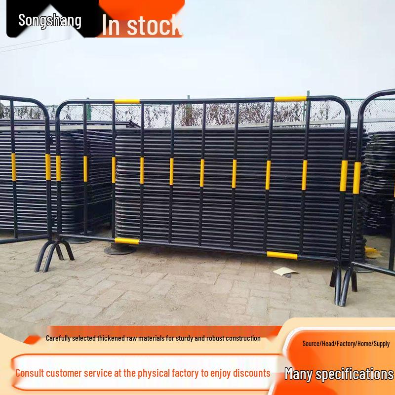 Mobile Iron Horse Barrier for Temporary Site, Concerts, Marathons, and Events