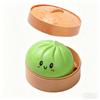 Stress Relief Toys Giant Dumpling Squishy, Soft Squeeze Toy for Adults & Kids, Cute Smile Face Decompression Toy with Storage Box