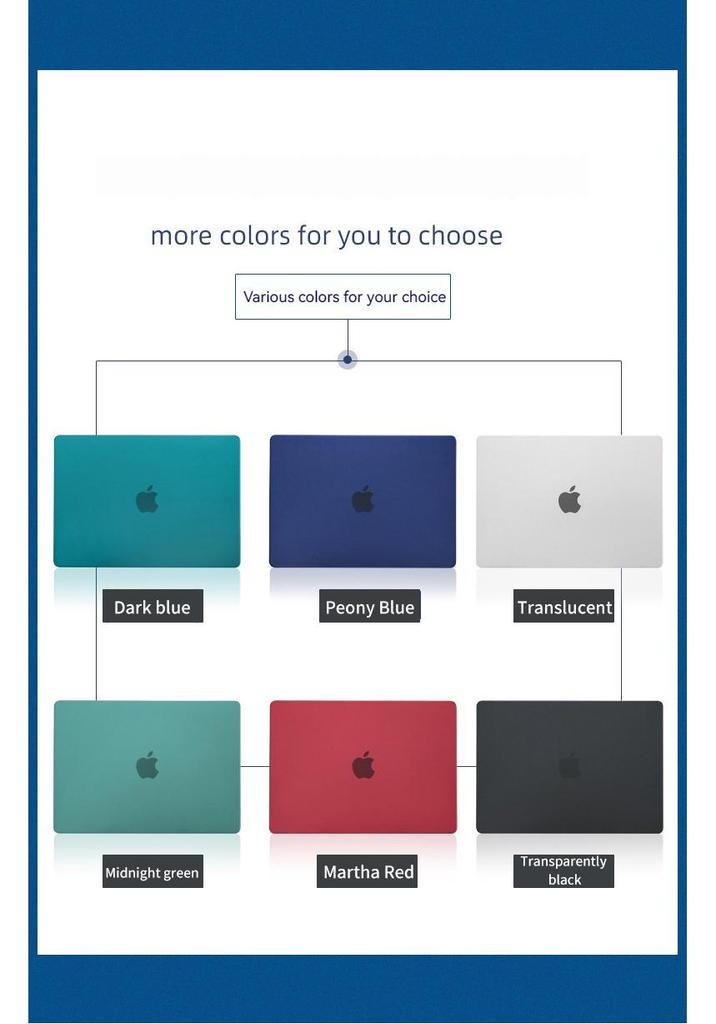 MacBook AirPro Matte Lightweight Scratch & Fingerprint-Proof Case