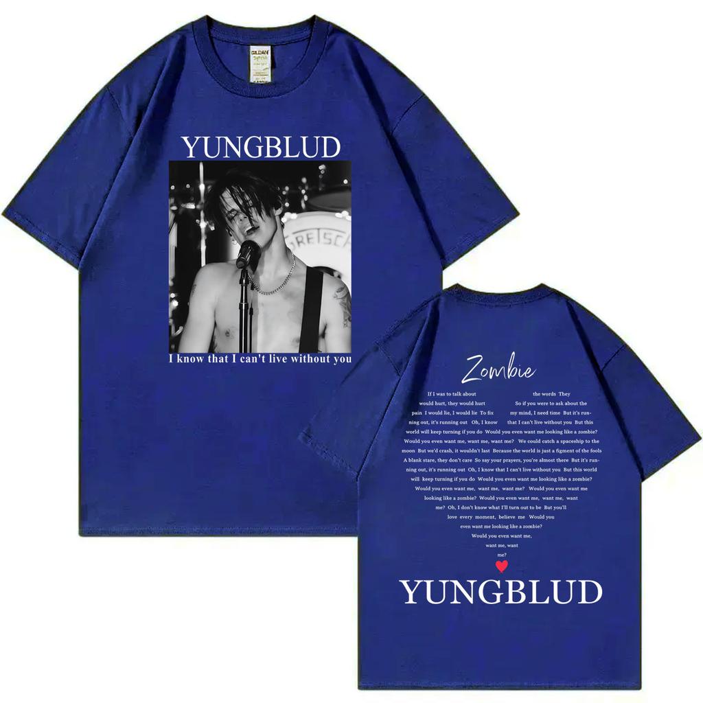 Singer Yungblud Concert Merch Tshirt Men Women Clothing High Quality Fashion Tshirts Summer Casual Cotton Short Sleeve T Shirt