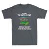 Flat Earth Society Funny Turtle Elephants Conspiracy Theory Retro Unisexs TShirt