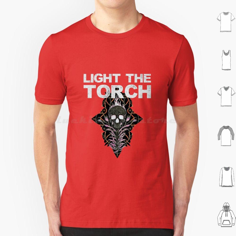 Metal Fan Art Light The Torch T Shirt 6xl Cotton Cool Tee Metal Metalband Light The Torch Metalcore Bandshirt Metalheads