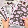30pcs Sweet Ballet Style Stickers Material  Decorative collage Scrapbooking Material hand made DIY Junk Journal Planner Sticker