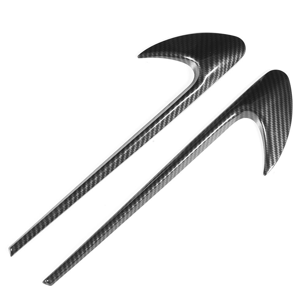 Car Fender Stickers Decoration Carbon Fiber Style Fits for Mercedes Benz CES CLS Class W205 W213