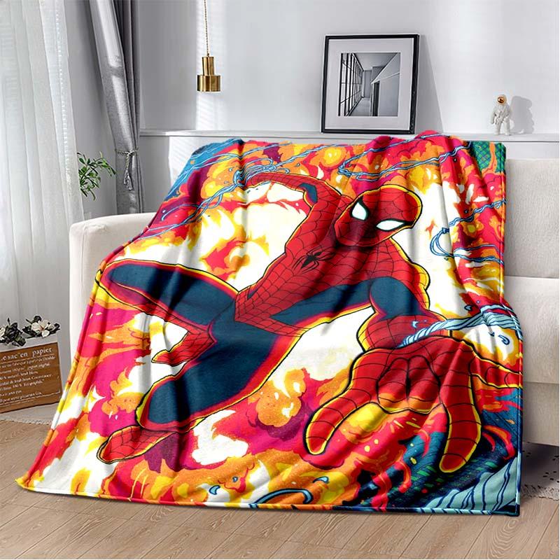 2026 New Spider-Man DIY Printed Blanket, Living Room/Bedroom Shawl, Suitable for Home, Office and Leisure Use, and Can Also Be