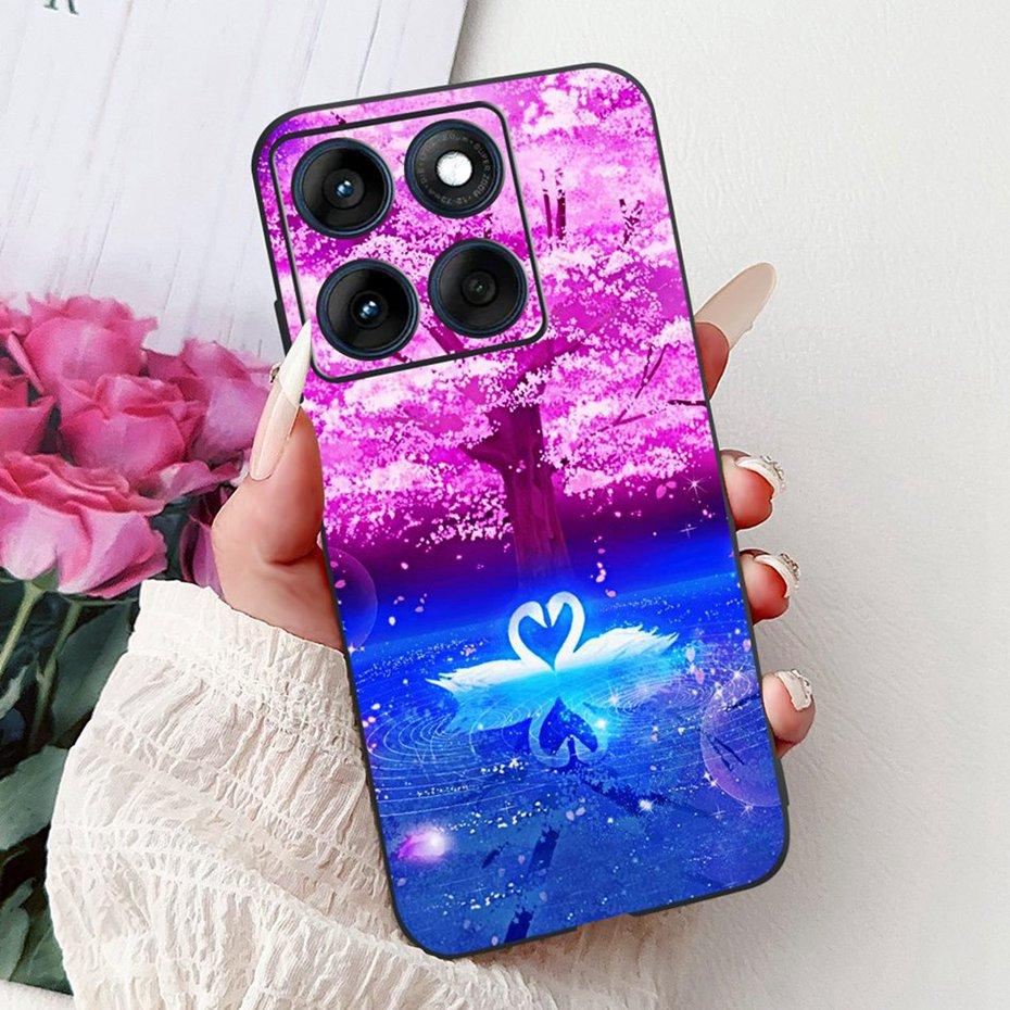 Cute Painting Phone Case For Motorola Edge 60S 60 Fusion Soft Silicone TPU Back Cover For Motorola Edge60 Edge60S Cases Bumpers