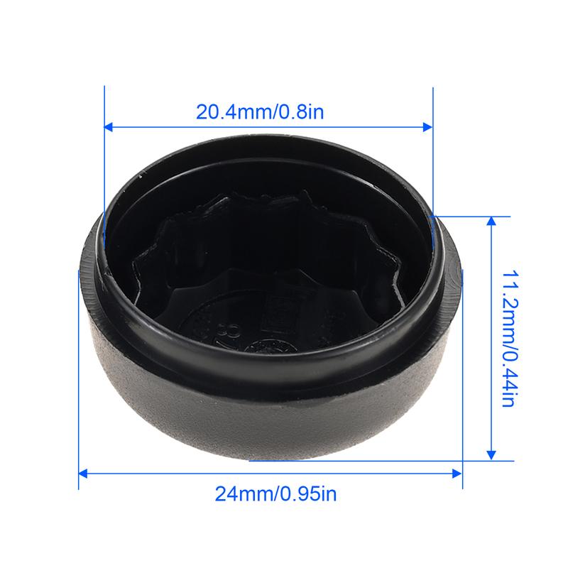 2Pcs Front Windshield Wiper Arm Nut Cover Cap 1106610-00-A 110661000A Front Wiper Nut Cover Replacement Parts For Tesla Model 3