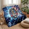 Chelsea FC Theme blanket Soft Flannel Blanket Plush Throw Blanket Cozy Sofa Bed Blanket for Home Decor