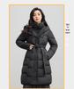Women's Light Luxury Hooded Down Cotton Coat - Winter, Long, Loose, Large Size, Korean Style, Thick