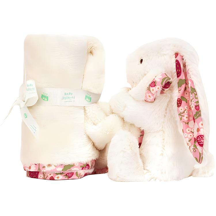

JELLYCAT Bonnie Rabbit Flower Cloth Milky White Pacifier White Rui Cute Doll Peripherals слоновая кость