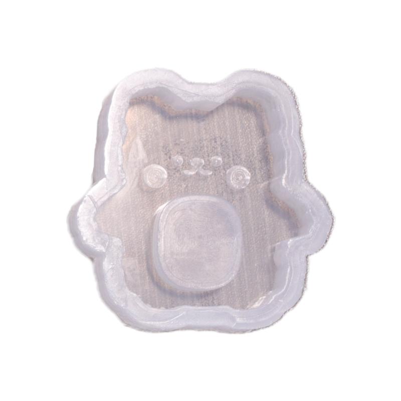 Little Bear Quicksand Keychain Resin Mold DIY Crafts Bracelet Pendant Silicone Mould Handmade Shaker Quicksand Mould 1