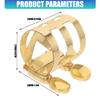 Saxophone Mouthpiece Clip Lacquered Gold General Altos/Tenors Saxophone & Clarinet Bakelite Mouthpiece Ligature Clip