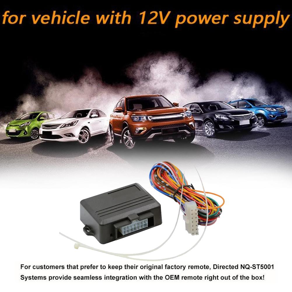 Car Starting Module Pre-cooling Anti-theft Keyless Push Start System 12V Universal Car Alarm Start Stop Remote Control Car Parts