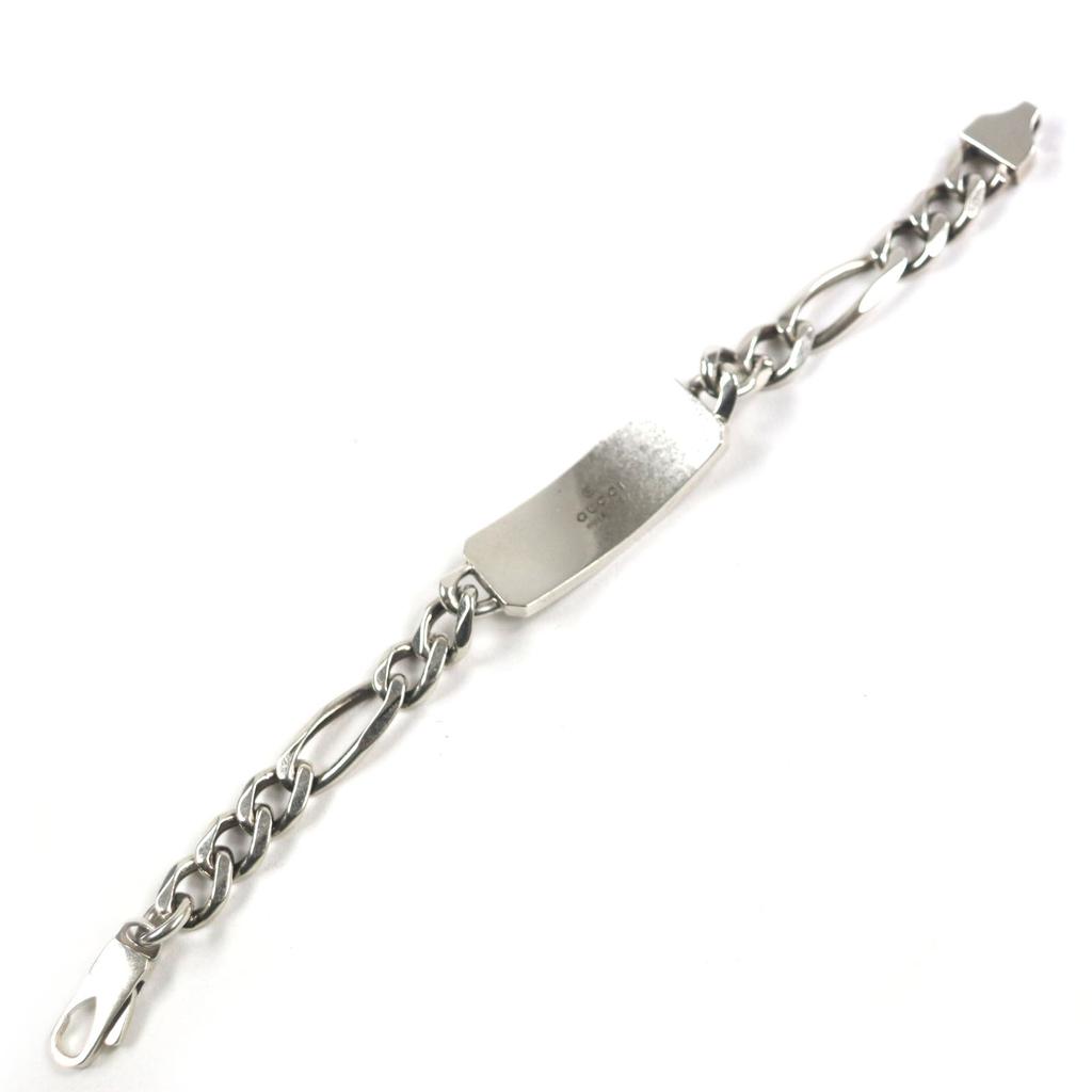 GUCCI bracelet GG Bee Engraved Bracelet Engraving Silver AG925 mens 18 728264 Used