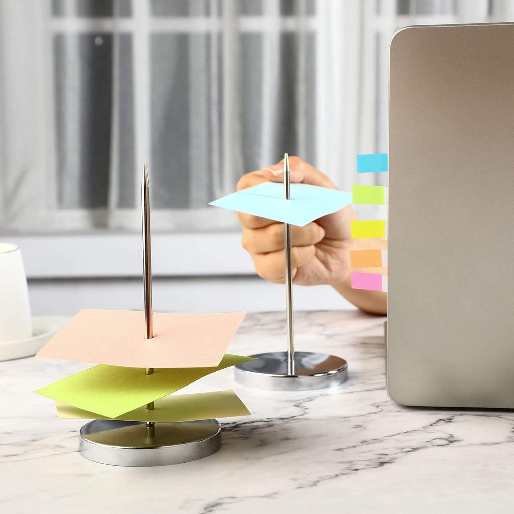 Chinco 3 Pcs Receipt Holder Spike, Bill Fork, Check Spindle, Ticket Stabber for Restaurant, Memo Holder Spike