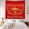 Arsenal Custom Your Name Wall Decor Tapestry Art For Pet Memorial Birthdaywedding Party Backdrop Family Gift