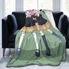 Spy X Family Cartoon Kawaii Anya Anime  Blankets Flannel Sofa Throw Blanket Super Soft for Bedroom Office Throws Bedspread Quilt