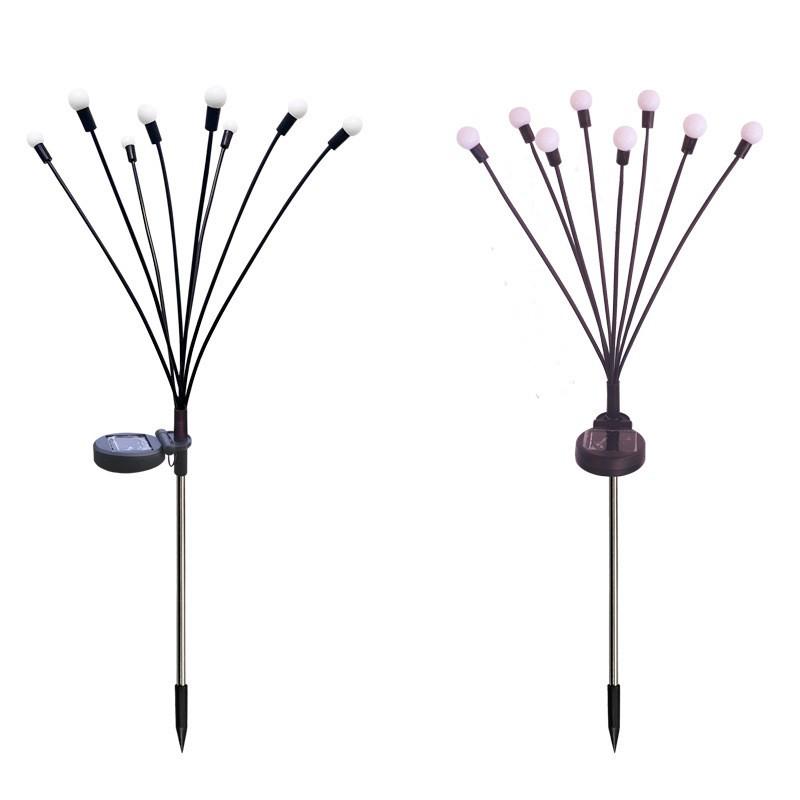 Solar Firefly Garden Lights: LED Courtyard Decor for Festive Ambiance.