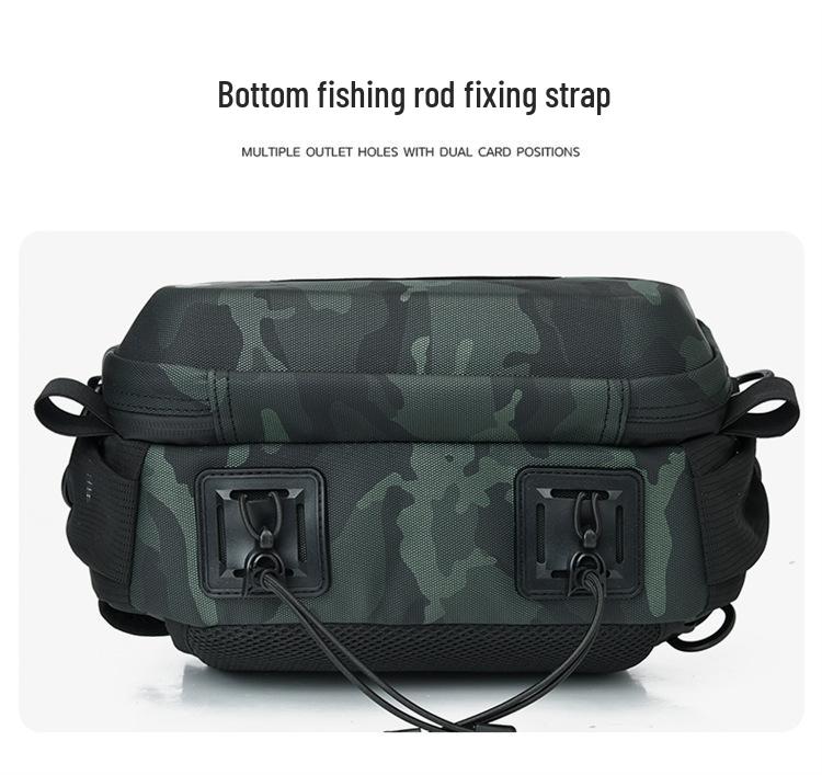 Waterproof Multifunctional Fishing Waist Bag - Fake Bait & Tackle Storage