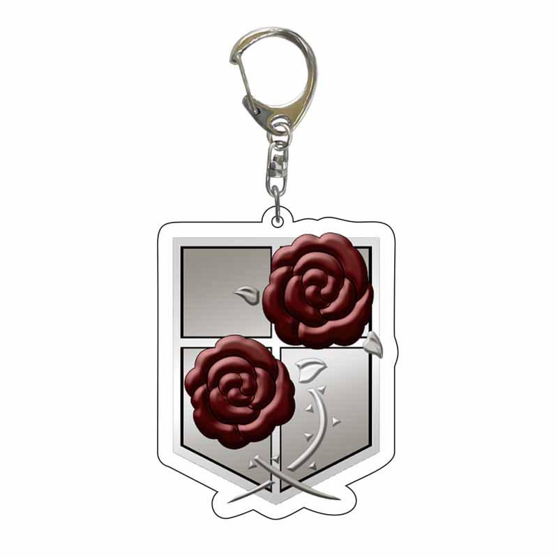 Attack On Titan Anime Acrylic Keychain Pendant - Creative Jewelry Gift