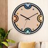 Modern Simple Wall Clock Household Porch Decorative Clocks Cream Style Living Room Silent Wall Hanging Clock Watch