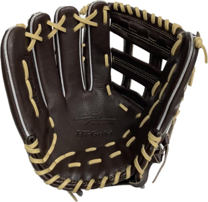 HI-GOLD Kogyoku OKG-6109 SR Dark Brown RH General-Purpose Softball Glove for Left-Handed Throwers and Outfielders