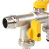 §1 Set 1/2'' 3/4'' IBC Water Tank Connector Garden Hose Tap Faucet Adapter With 2 Outlets Irrigation Joint Replacement Fitting