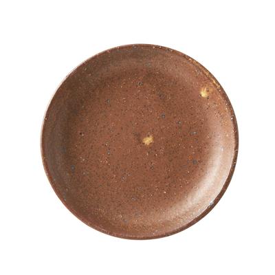Talíř Rikizo Dig hnědý, průměr 15 x výška 2,2 cm, vyrobeno v Japonsku, R-894163