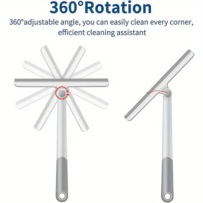 1 PZ Raschietto Doccia in Silicone Pulitore Bagni Tergipavimento Multiuso Pulizia Vetri Pavimento Finestre Strumento di Pulizia Domestico Tergivetro Acqua