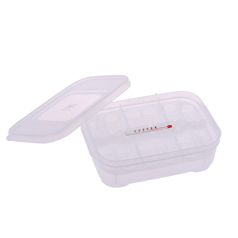 12 Reptile Egg Incubator Tray Thermometer Diy Incubation Gecko Lizard Snake