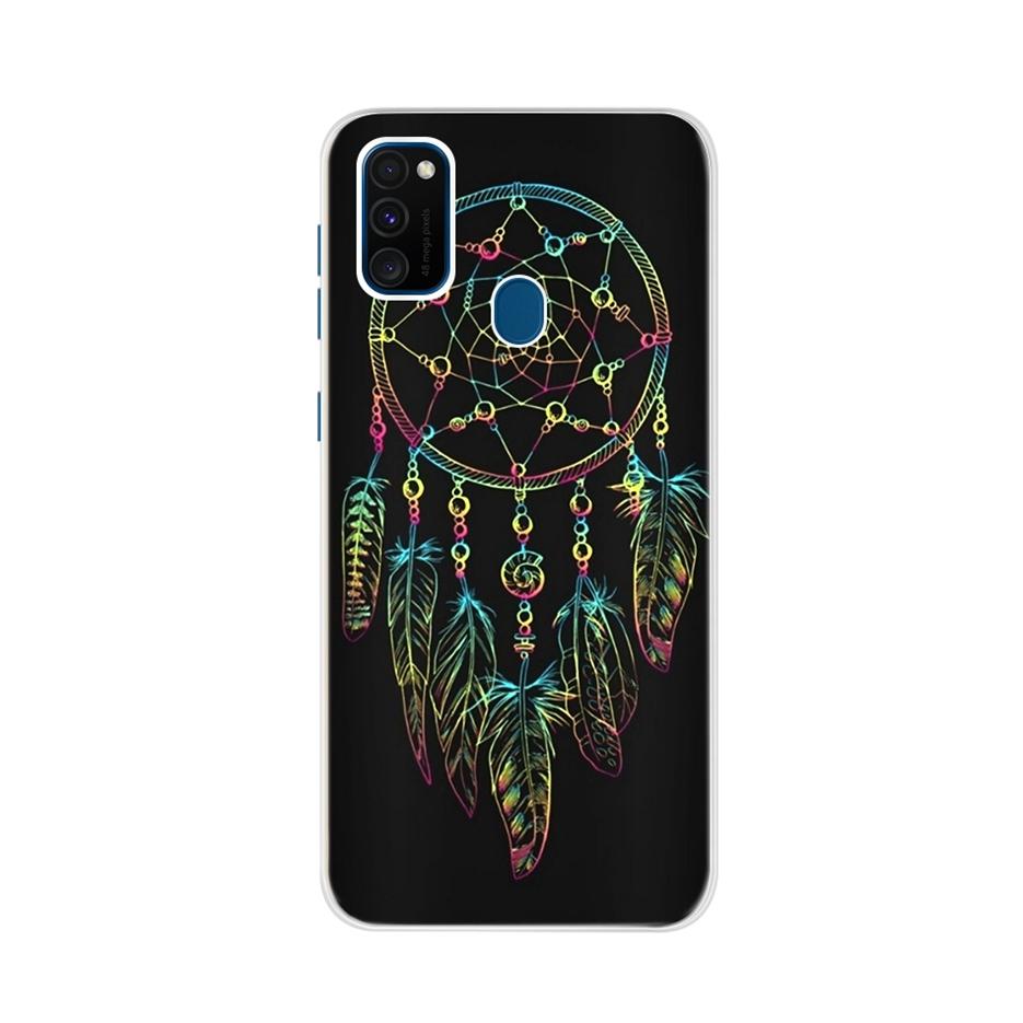 For Samsung Galaxy M21 Case Samsung M30s Soft Slim Cute Painted Phone Back Cover For Samsung M21 M 21 M215F Cases Bumper Fundas