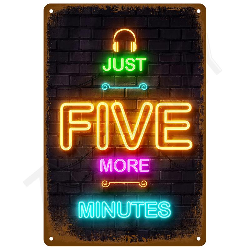 Retro Tin Sign Vintage Metal Signs Plates Posters House Interior Bathroom Wall Art Mural Aesthetic Room Home Decor Decorations