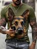 Role-playing Animal Patterns3D Print  Sport Quick-dry Breatha Men Tshirt Outdoor Street Fashion Casual Y2K Parent-Child Clothing