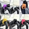 Joint Finger Rings for Teen Girl Y2K Jewelry Punk Hip Hop Chunky-Resin Ring