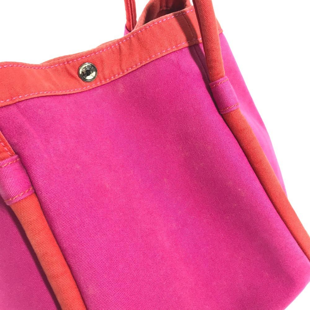 HERMES With porch Sackbag GM Tote Bag, Shoulder Bag, Hand Bag cotton pink