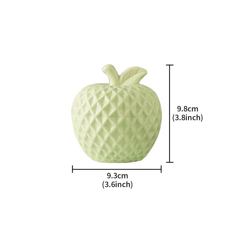 Minimalist Simple Desktop Ornament Apple Ceramic Statue Collection Centerpiece Fireplace Desk Cabinet Figurin Decoration Crafts
