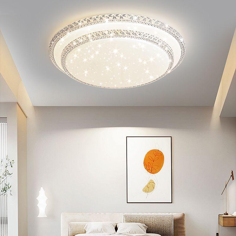 Ultra-bright Modern LED Crystal Ceiling Light for Bedroom and Living Room