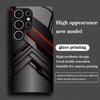 Men's Business Tempered Glass Phone Case Suitable for Samsung Galaxy S26 S25 S24 S23 S22 S20 FE/Ultra/Plus Anti Fall Back Cover